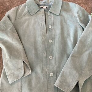 Pendleton Women's Light green leather coat